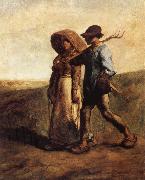 Jean Francois Millet People go to work oil painting on canvas